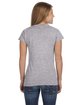 Gildan Ladies' Softstyle® Fitted T-Shirt rs sport grey ModelBack