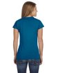 Gildan Ladies' Softstyle® Fitted T-Shirt ANTQUE SAPPHIRE ModelBack