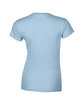 Gildan Ladies' Softstyle® Fitted T-Shirt LIGHT BLUE FlatBack