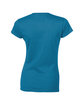 Gildan Ladies' Softstyle® Fitted T-Shirt ANTQUE SAPPHIRE FlatBack