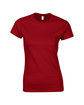 Gildan Ladies' Softstyle® Fitted T-Shirt CHERRY RED OFFront