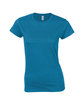 Gildan Ladies' Softstyle® Fitted T-Shirt antque sapphire OFFront