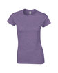 Gildan Ladies' Softstyle® Fitted T-Shirt HEATHER PURPLE OFFront