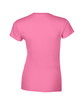 Gildan Ladies' Softstyle® Fitted T-Shirt AZALEA OFBack