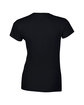 Gildan Ladies' Softstyle® Fitted T-Shirt black OFBack