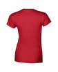 Gildan Ladies' Softstyle® Fitted T-Shirt RED OFBack