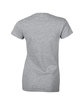 Gildan Ladies' Softstyle® Fitted T-Shirt RS SPORT GREY OFBack