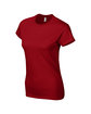 Gildan Ladies' Softstyle® Fitted T-Shirt CHERRY RED OFQrt