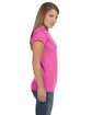 Gildan Ladies' Softstyle® Fitted T-Shirt azalea ModelSide