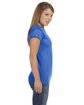 Gildan Ladies' Softstyle® Fitted T-Shirt HEATHER ROYAL ModelSide