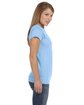 Gildan Ladies' Softstyle® Fitted T-Shirt light blue ModelSide