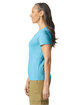 Gildan Ladies' Softstyle® Fitted T-Shirt sky ModelSide