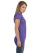Gildan Ladies' Softstyle® Fitted T-Shirt HEATHER PURPLE ModelSide