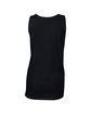 Gildan Ladies' Softstyle®  Fitted Tank black OFBack
