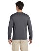 Gildan Adult Softstyle® Long-Sleeve T-Shirt charcoal ModelBack