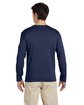 Gildan Adult Softstyle® Long-Sleeve T-Shirt navy ModelBack