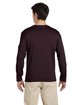 Gildan Adult Softstyle® Long-Sleeve T-Shirt DARK CHOCOLATE ModelBack