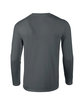 Gildan Adult Softstyle® Long-Sleeve T-Shirt charcoal FlatBack
