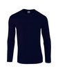 Gildan Adult Softstyle® Long-Sleeve T-Shirt NAVY OFFront