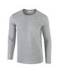 Gildan Adult Softstyle® Long-Sleeve T-Shirt RS SPORT GREY OFFront