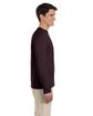 Gildan Adult Softstyle® Long-Sleeve T-Shirt DARK CHOCOLATE ModelSide