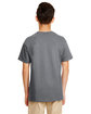 Gildan Youth Softstyle® T-Shirt charcoal ModelBack