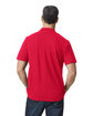 Gildan Men's Softstyle Double Pique Polo red ModelBack