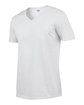 Gildan Adult Softstyle® V-Neck T-Shirt white OFQrt