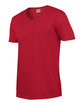 Gildan Adult Softstyle® V-Neck T-Shirt CHERRY RED OFQrt