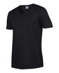 Gildan Adult Softstyle® V-Neck T-Shirt black OFQrt