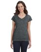 Gildan Ladies' SoftStyle® Fitted V-Neck T-Shirt  