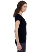 Gildan Ladies' SoftStyle®  Fitted V-Neck T-Shirt  ModelSide