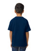 Gildan Youth Softstyle Midweight T-Shirt navy ModelBack