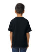 Gildan Youth Softstyle Midweight T-Shirt pitch black ModelBack