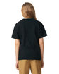 Gildan Youth Softstyle CVC T-Shirt pitch black ModelBack