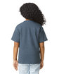 Gildan Youth Softstyle CVC T-Shirt pitch black mist ModelBack