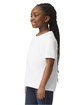 Gildan Youth Softstyle CVC T-Shirt white ModelSide