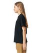 Gildan Youth Softstyle CVC T-Shirt pitch black ModelSide