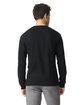 Gildan Unisex Softstyle CVC Long Sleeve T-Shirt pitch black ModelBack