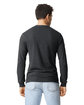 Gildan Unisex Softstyle CVC Long Sleeve T-Shirt pitch black mist ModelBack