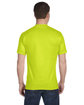 Gildan Adult 50/50 T-Shirt SAFETY GREEN ModelBack
