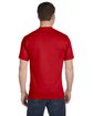 Gildan Adult 50/50 T-Shirt red ModelBack