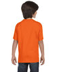 Gildan Youth 50/50 T-Shirt S ORANGE ModelBack