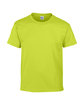 Gildan Youth 50/50 T-Shirt SAFETY GREEN OFFront