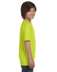 Gildan Youth 50/50 T-Shirt SAFETY GREEN ModelSide