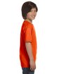 Gildan Youth 50/50 T-Shirt ORANGE ModelSide