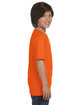 Gildan Youth 50/50 T-Shirt S ORANGE ModelSide
