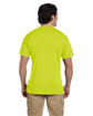 Gildan Adult Pocket T-Shirt safety green ModelBack