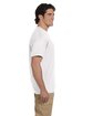 Gildan Adult Pocket T-Shirt white ModelSide