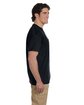 Gildan Adult Pocket T-Shirt black ModelSide